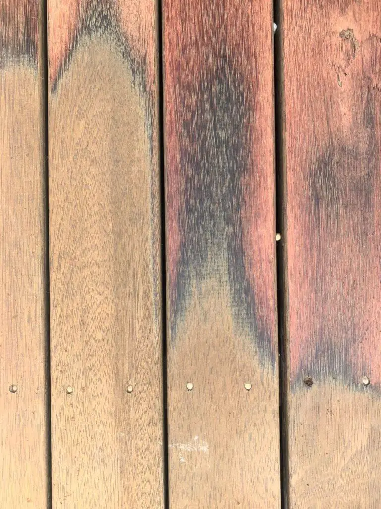 Old deck coatings seem to have 2 layers when you sand them
