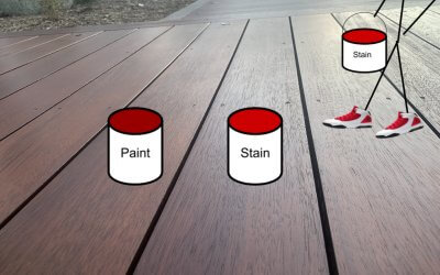 Is it better to paint or stain a deck