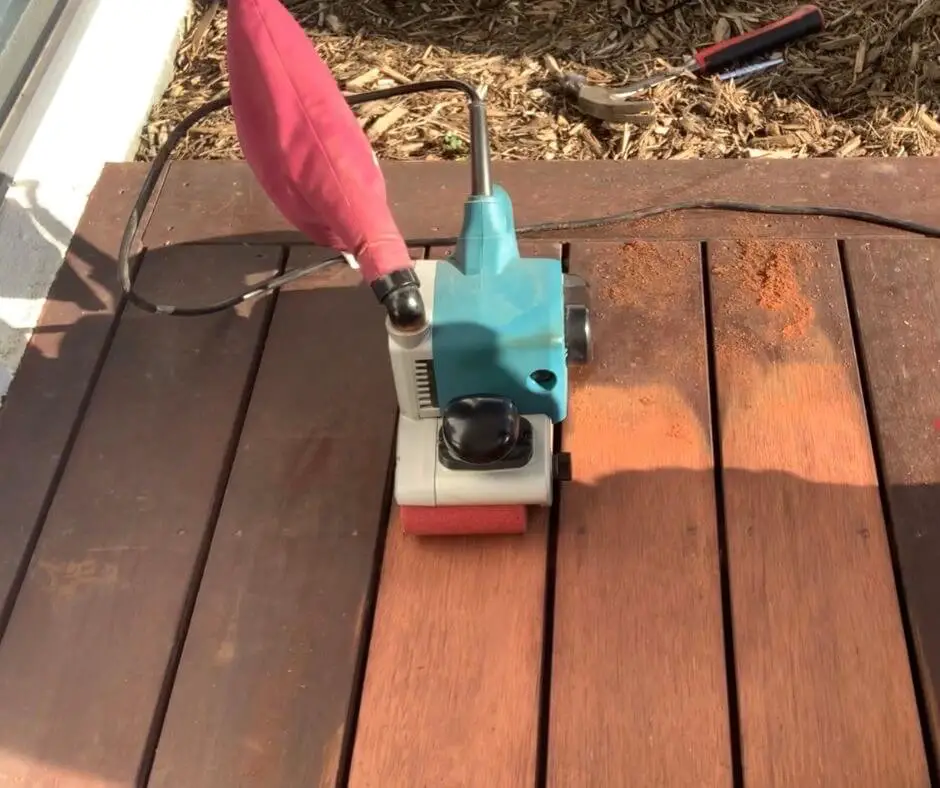 Remove paint from deck