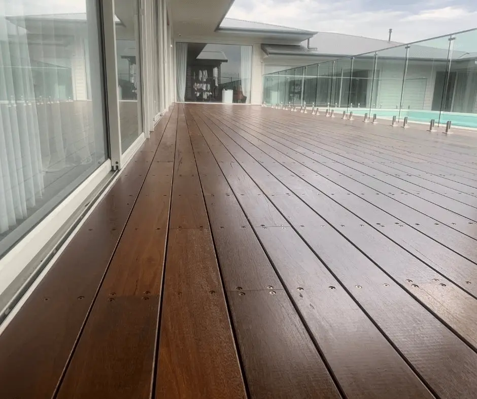 Deck stain finished 
