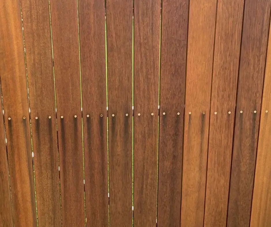 Damage from deck nails