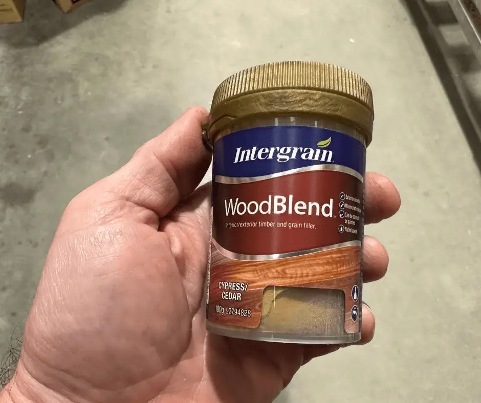 Intergrain WoodBlend is a great wood filler for decks…