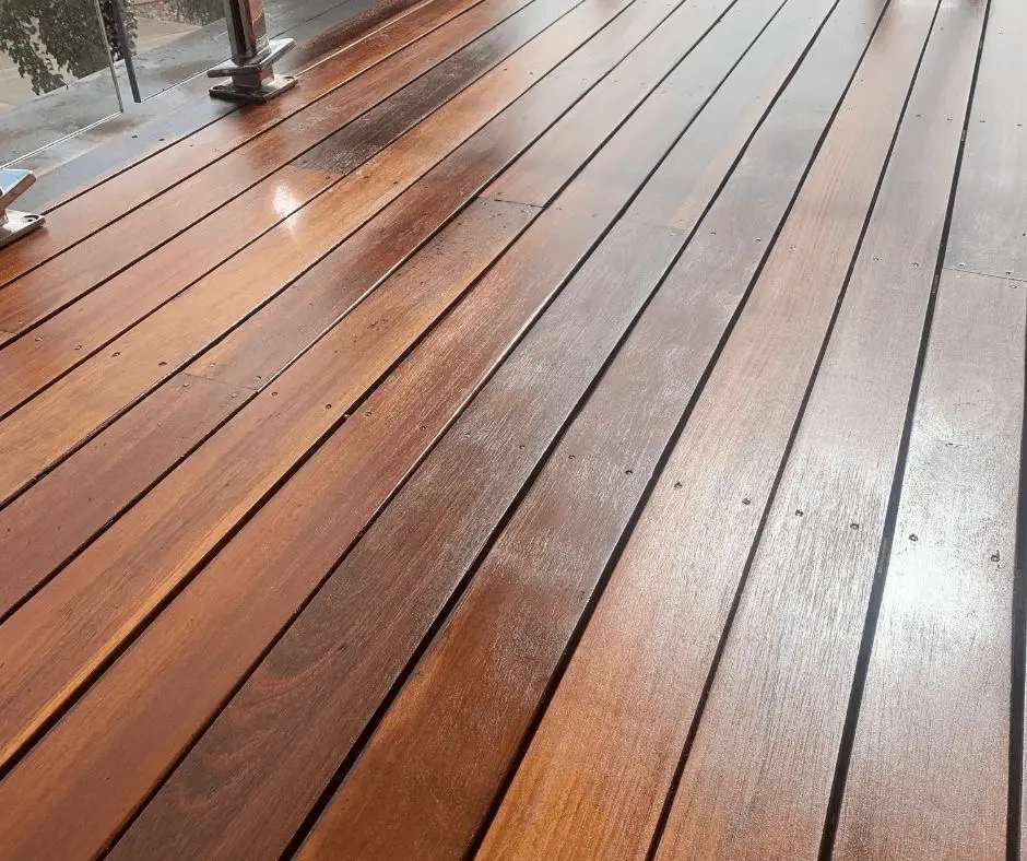 Weathering your deck will look much better