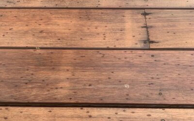 Did it rain after sanding your deck? Do this now!