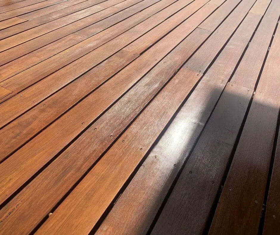 deck stain still tacky after 24 hours