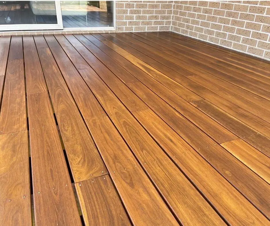 Deck stain will not be tacky if you apply less stain
