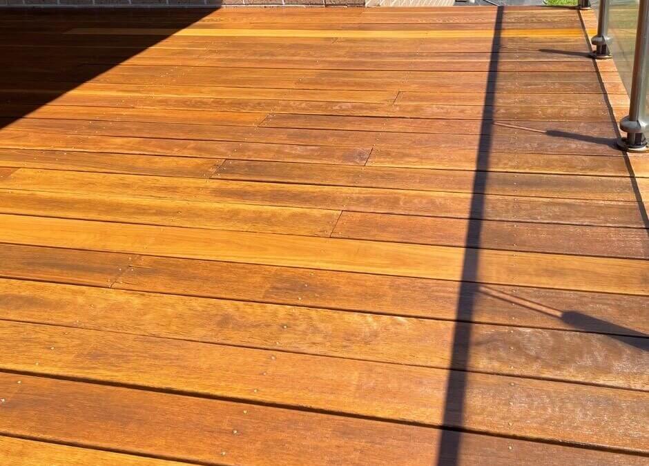 What to do if your deck is too hot to walk on…