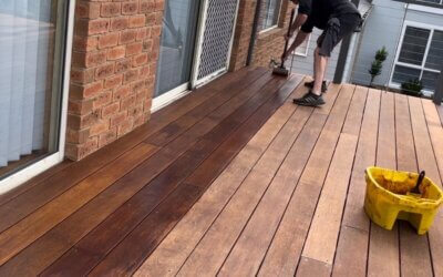 Is it too late to stain my deck? It might be!