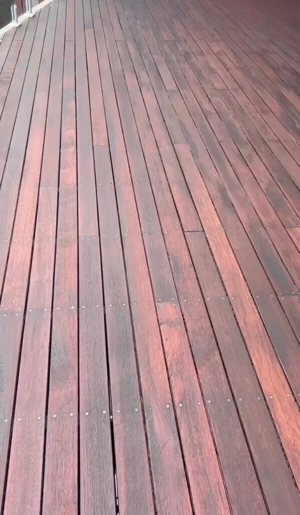 Floor sander cant sand a deck properly